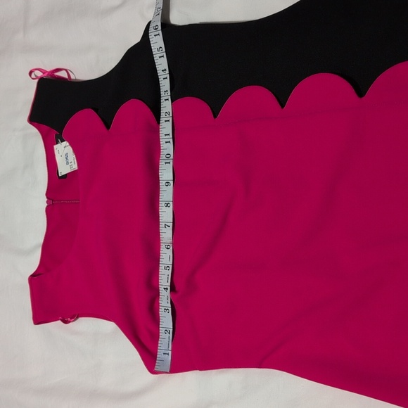 GLAMOUR women's Pink/Black dress. - Picture 5 of 9